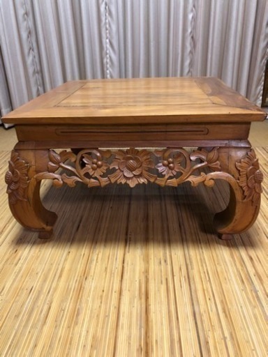 木製高級座卓 ローテーブル
