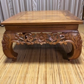 木製高級座卓 ローテーブル