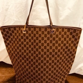 【上美品】 GUCCI グッチ GG柄 トートバッグ キャンバス...