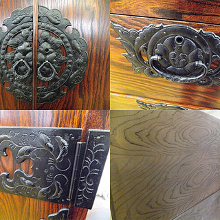 高級民芸家具★岩谷堂箪笥★和箪笥 収納箪笥 タンス 特大 鍵付■170×180×45cm■札幌市内配送無料