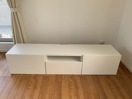 IKEA　ホワイト　テレビボード　美品