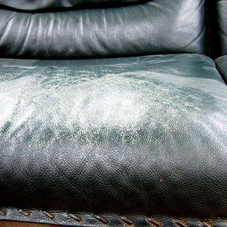 値下げしました！2.5人～3人掛け ソファ 本革使用 リビングソファ グリーン系 幅200cm