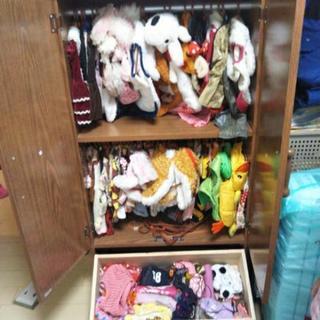 犬用タンス付　お洋服54着 犬用タンス付 お洋服54着