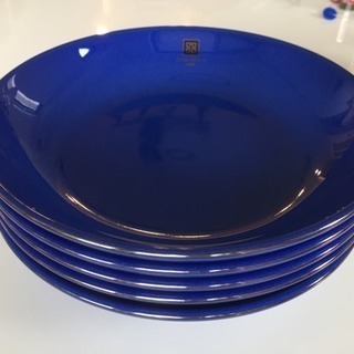 ジバンシー 丸皿 5枚 直径22.5cm