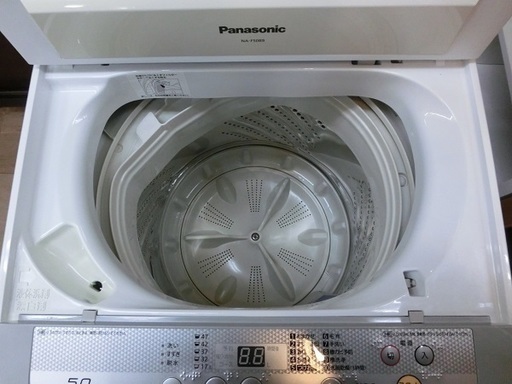 【販売終了しました。ありがとうございます。】Panasonic　5.0㎏　ステンレス槽　全自動洗濯機　NA-F50B9　2016年製　中古品　②