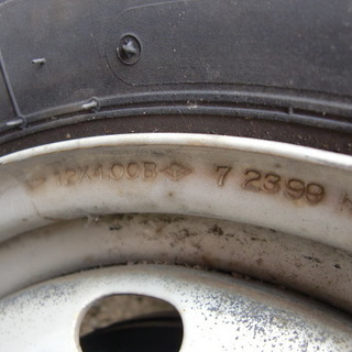 ハイゼット軽トラ用の　145Ｒ12-６ＰＲ中古タイヤ４本