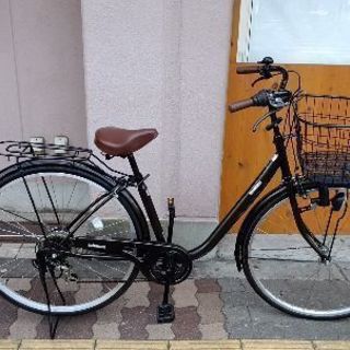27吋 U型フレームのタウンサイクル 外装6段変速