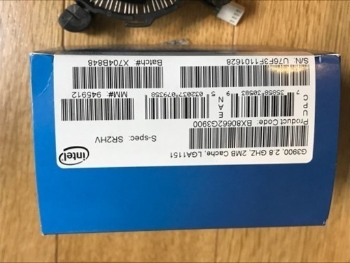 【納品書あり】Celeron G3900 + 120GB SSD Windows10 PROインストール済み　セット
