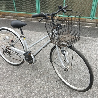 シティサイクル　27インチ　6段変速　サイモト自転車