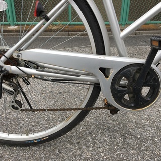 シティサイクル　27インチ　6段変速　サイモト自転車