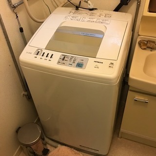 HITACHI 全自動洗濯機 白い約束 2014年製