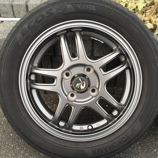 美品 軽自動車用 ノーマルタイヤホイールセット