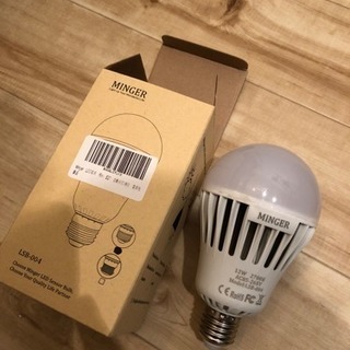 【未使用・新品】LED電球 あかりセンサー付 白熱100w相当