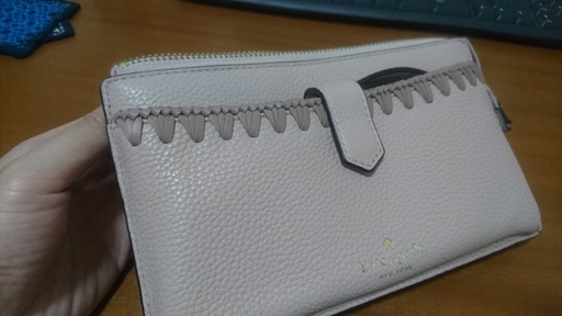 Kate Spade クラッチバッグ？ ピンクベージュ【値下げ】