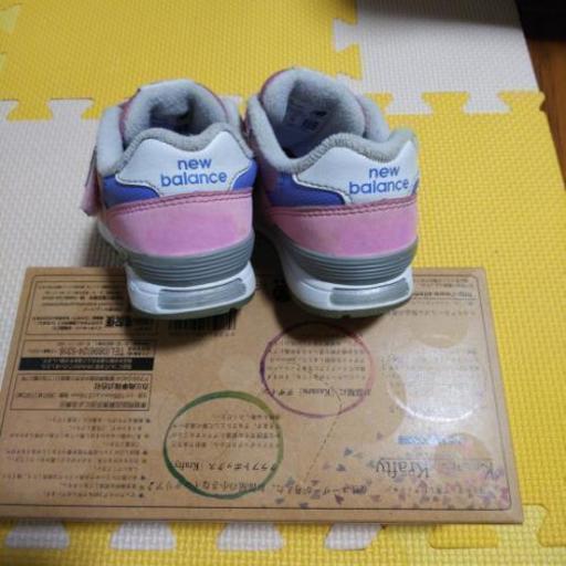 New Balanceニューバランス16cm女の子スニーカー靴 にゃーさん 茂原の子供用品の中古あげます 譲ります ジモティーで不用品の処分