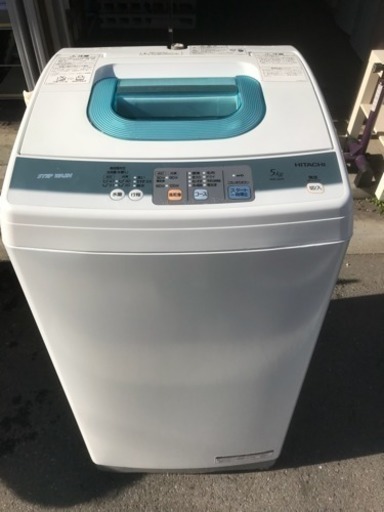 洗濯機 日立 1人暮らし 5㎏洗 NW-5KR 2011年 川崎区 SG