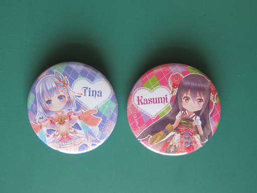 郵送可 缶バッチ 2個セット Hoho 東村山のその他の中古あげます