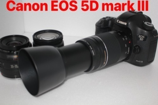 ★キャノン★ Canon EOS 5D MarkIII 標準\u0026望遠\u0026単焦点
