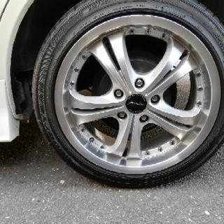  成約済タイヤ  215/45/17 EAGLE LS2000 グッドイヤー　STICH シュティッヒ PRECIOUS プレシャス 17インチホイール 5穴 114.3 ストリーム　シーマ フーガ セドリック　