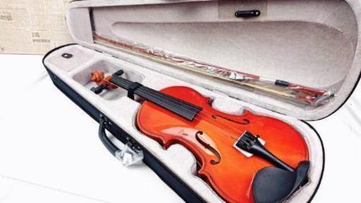 ヴァイオリン　木製　初心者用　音楽　楽器　新品未使用