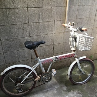 ハレイワ製 折りたたみ自転車 前輪パンク？ジャンク品