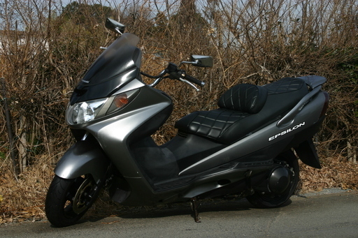 令和記念オマケ付-埼玉発532】KAWASAKI CJ43Bエプシロン(スカイウェイブ250) こだわりのカワサキ タイヤ前後バリ山