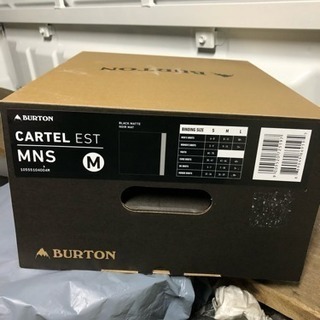 BURTON ビンディング CARTEL EST Mサイズ 新品未使用