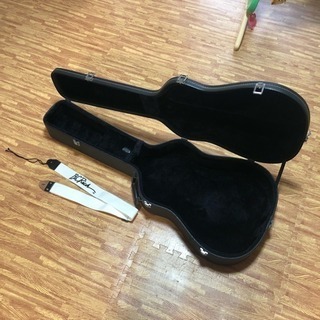 アコースティックギター用 ハードケース B.C.Rich ストラップ
