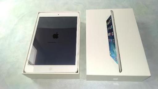 超美品！iPad mini2 WiFi+Cellular（海外版SIMフリー）A1490　ME814ZP/A　16GB（ジャンク） 外箱、付属品、欠品無し！
