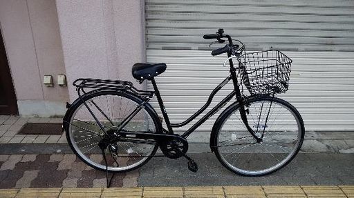 BRIDGESTONE Trendy 27吋ファッションサイクル 外装6段/点灯虫/ブラック