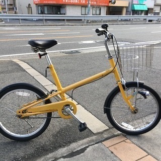 整備済　２０インチ  無印良品　イエロー