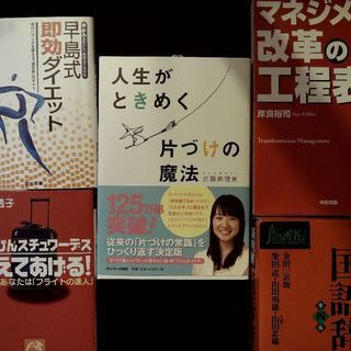 書籍　人生がときめく片付けの魔法など