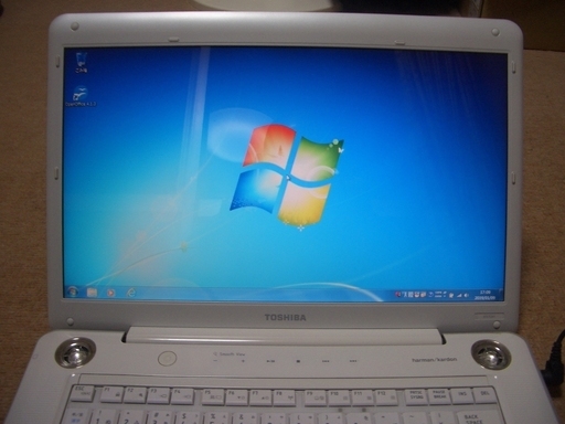 windows7　ノートパソコン　東芝 dynabook AX/53H  すぐに使用できます