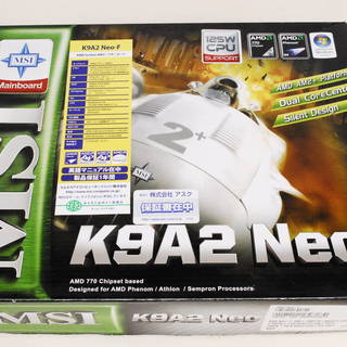 7707 新品未使用　MSI K9A2 Neo-F　ATXマザー...