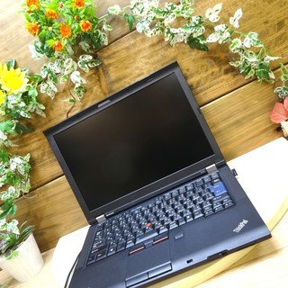 13000円【激安 Core i5ノート 】☆人気のThink pad T410 Lenovo☆ i5 2.53GHz/4GB/320GB/USB無線/DVD☆Windows10 pro 64Bit複数有★【A】