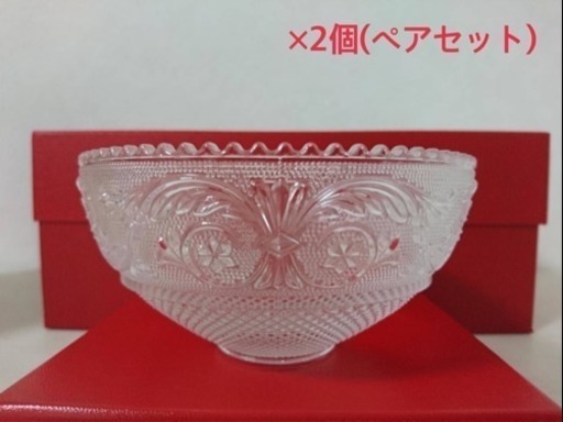 Baccarat バカラ アラベスク スモールボウル ペア  新品 未使用