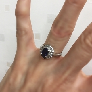 サファイア リング　0.98ct
