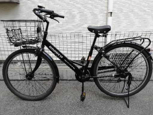 26インチ　LEDオートライト　シマノ6段　自転車