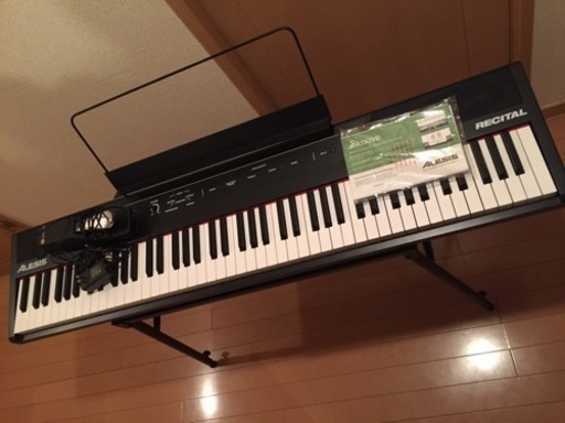 Alesis 88鍵 電子ピアノ フルサイズ・セミウェイト 鍵盤 Recital