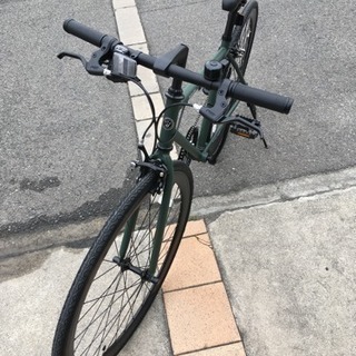 新車】クロスバイクbackpacker. マットカーキ