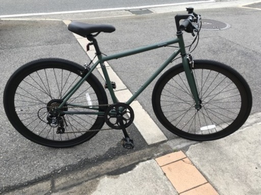 【新車】クロスバイク backpacker.マットカーキ