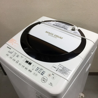 中古☆TOSHIBA 洗濯機 2016年製 6.0K