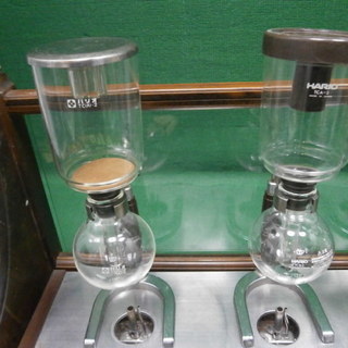 ☆コーヒーガスコンロ４口（LP）山岡金属 シルクルーム ＆サイフォン（ハリオ HARIO)セット ☆