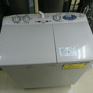 アクア 二槽式洗濯機5.5kg 2014年製 AQW-N55 高く買取るゾウ中間店 AQUA アクア AQUA 二槽式洗濯機 洗濯5．2kg AQW-N521BK-W
