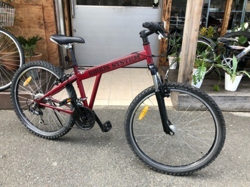 マウンテンバイク 赤 中古自転車