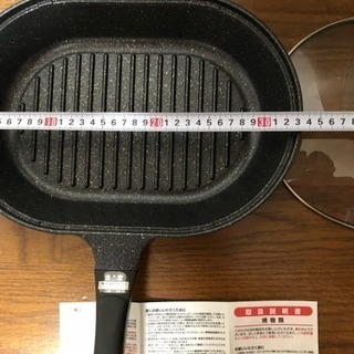 未使用さんま3匹焼けます。グリル35センチガスとIＨ対応新品