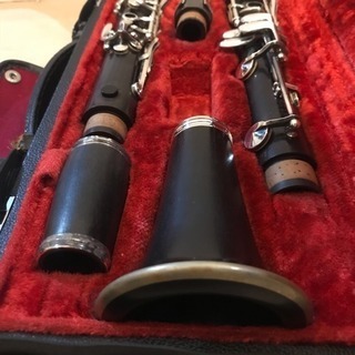クラリネット クランポンR13 B♭管 中古品 ケース付き