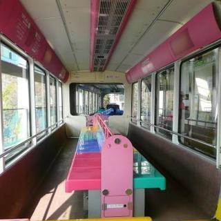 鉄道写真 上野動物園モノレール 車内