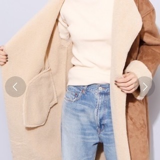 チャオパニック フェイクムートンノーカラーコート のりしお 葛飾のコート レディース の中古 古着あげます 譲ります ジモティーで不用品の処分