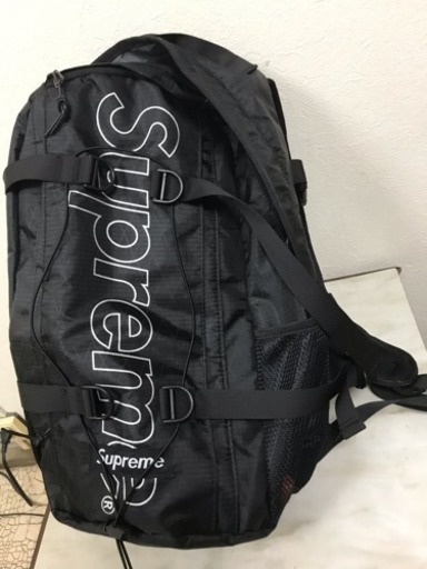 13日迄supreme  リュック 黒 縦45cm横30cm